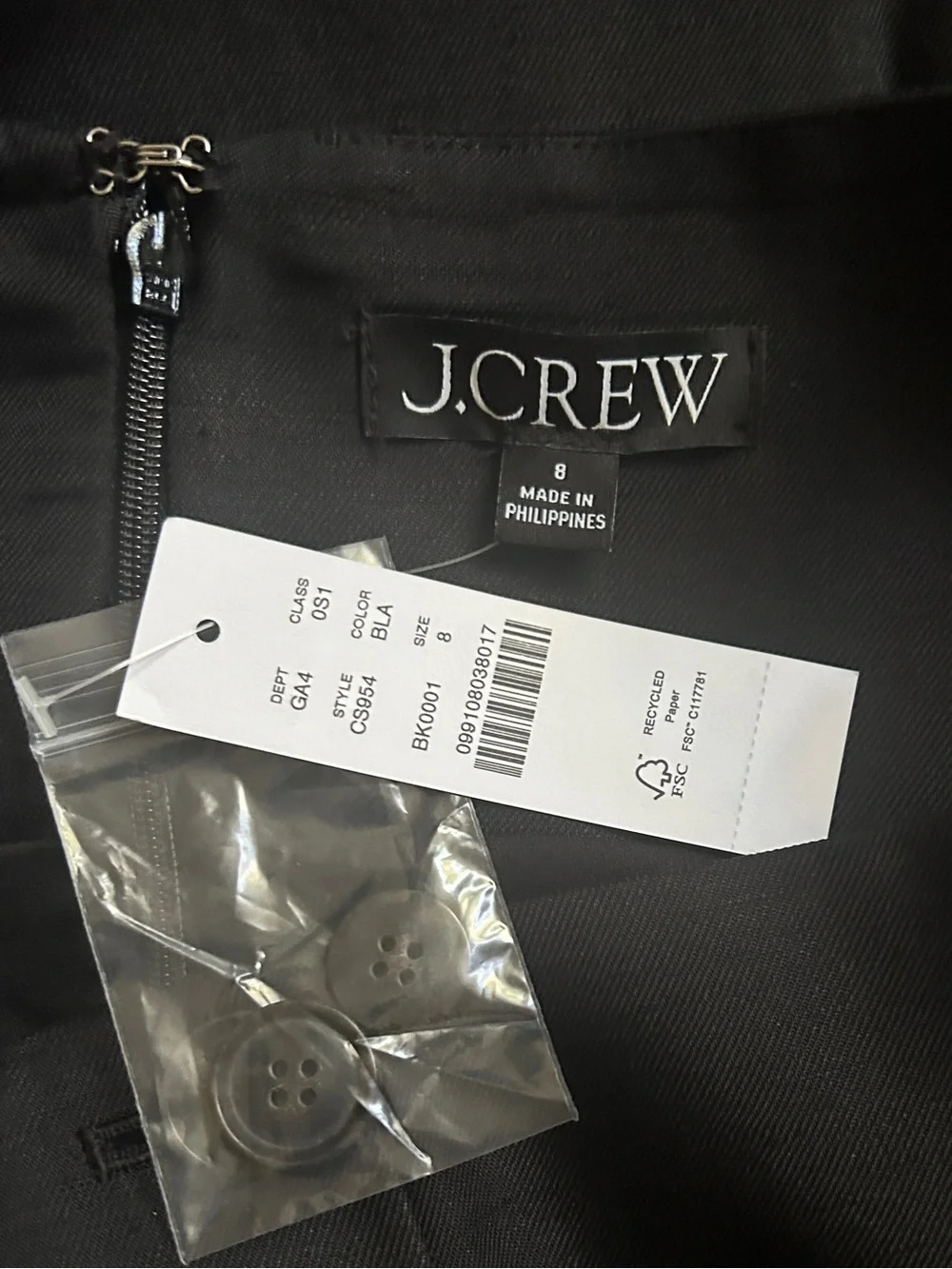 NWT J. Crew Mini sheath dress in Gramercy linen blend
